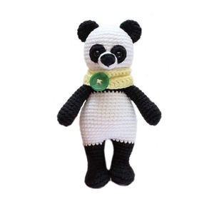 Jucarie crosetata urs panda, Jucării și echipamente pentru copii, Plușuri, Păpușă croșetată, păpușă de pluș, Croșetat, ARTYNOS
