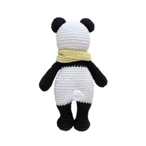 Jucarie crosetata urs panda - jucării și echipamente pentru copii - plușuri - păpușă croșetată, păpușă de pluș - Artynos.ro
