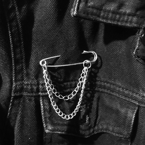 Brosa unisex din lant, Bijuterii, Broșă, insigne, Insigne, Prelucrarea metalelor, ARTYNOS