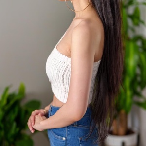 Top de vara crosetat - îmbrăcăminte și modă - haine damă - top de damă, bralette - Artynos.ro
