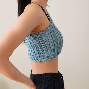 Top de vara crosetat - îmbrăcăminte și modă - haine damă - top de damă, bralette - Artynos.ro