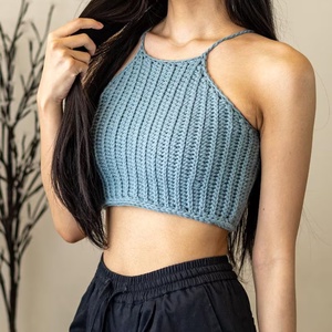 Top de vara crosetat - îmbrăcăminte și modă - haine damă - top de damă, bralette - Artynos.ro