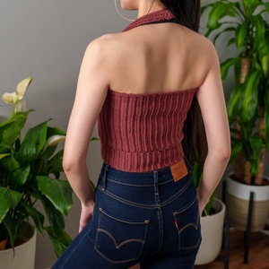 Top de vara crosetat - îmbrăcăminte și modă - haine damă - top de damă, bralette - Artynos.ro