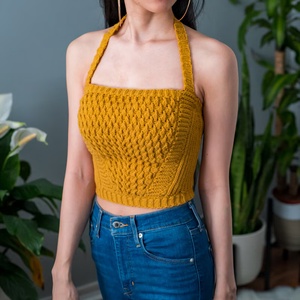 Top de vara crosetat, Îmbrăcăminte și modă, Haine damă, Top de damă, bralette, Croșetat, ARTYNOS