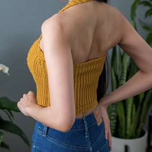 Top de vara crosetat - îmbrăcăminte și modă - haine damă - top de damă, bralette - Artynos.ro