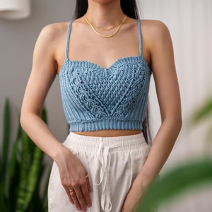 Top de vara crosetat, Îmbrăcăminte și modă, Haine damă, Top de damă, bralette, Croșetat, ARTYNOS