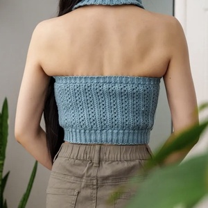 Top de vara crosetat - îmbrăcăminte și modă - haine damă - top de damă, bralette - Artynos.ro