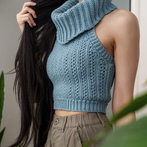 Top de vara crosetat - îmbrăcăminte și modă - haine damă - top de damă, bralette - Artynos.ro