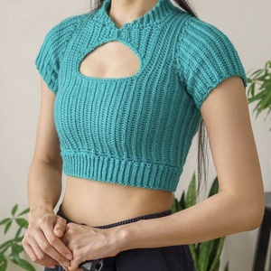 Top de vara crosetat - îmbrăcăminte și modă - haine damă - top de damă, bralette - Artynos.ro