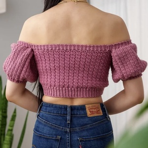 Top de vara crosetat - îmbrăcăminte și modă - haine damă - top de damă, bralette - Artynos.ro