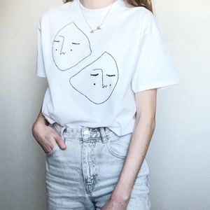 Tricou unisex brodat manual - îmbrăcăminte și modă - haine damă - tricou și top de damă - Artynos.ro
