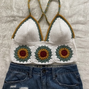 Top de vara crosetat - îmbrăcăminte și modă - haine damă - top de damă, bralette - Artynos.ro