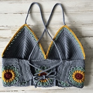 Top de vara crosetat - îmbrăcăminte și modă - haine damă - top de damă, bralette - Artynos.ro