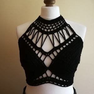 Top de vara crosetat - îmbrăcăminte și modă - haine damă - top de damă, bralette - Artynos.ro