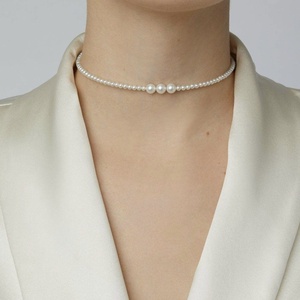 Colier-choker statement perle - Artynos.ro