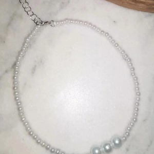 Colier-choker statement perle - bijuterii - coliere - coliere cu mărgele - Artynos.ro