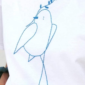 Tricou unisex brodat manual - îmbrăcăminte și modă - haine damă - tricou și top de damă - Artynos.ro