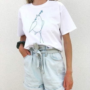 Tricou unisex brodat manual - Artynos.ro