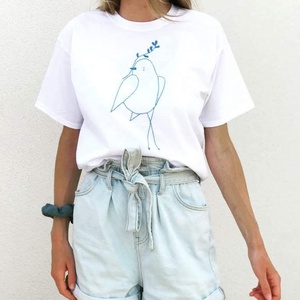 Tricou unisex brodat manual - îmbrăcăminte și modă - haine damă - tricou și top de damă - Artynos.ro