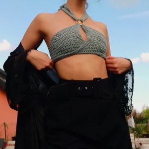 Top de vara crosetat - îmbrăcăminte și modă - haine damă - top de damă, bralette - Artynos.ro