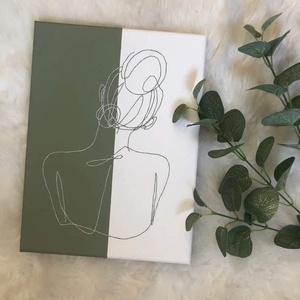 Tablou pictat si brodat manual - arte vizuale și accesorii  - imagini cu broderii - alte tablouri textil - Artynos.ro