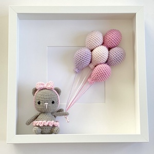 Tablou Welcome Baby pentru camera copiilor - casă & stil de viață - accesorii pentru decorat casa - decorațiuni de pereți, decorațiuni suspendate - tablou cu licheni - Artynos.ro