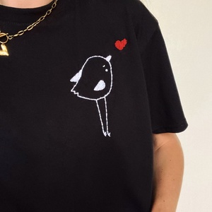 Tricou unisex brodat manual - îmbrăcăminte și modă - haine damă - tricou și top de damă - Artynos.ro