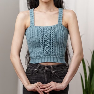 Top de vara crosetat - îmbrăcăminte și modă - haine damă - top de damă, bralette - Artynos.ro