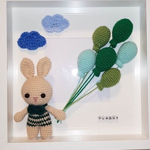 Tablou Welcome Baby pentru camera copiilor - casă & stil de viață - accesorii pentru decorat casa - decorațiuni de pereți, decorațiuni suspendate - tablou cu licheni - Artynos.ro