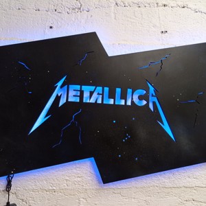 Metallica - perete mural iluminat -  - Artynos.ro