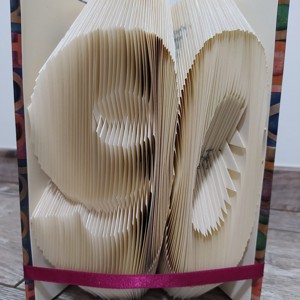 Numar unic de sculpturi de carti, Casa & Stil de viata, Accesorii pentru decorat casa, Decoratiuni de masa si decoratiuni pentru rafturi , Sculptura de carte, carte pliata, , ARTYNOS