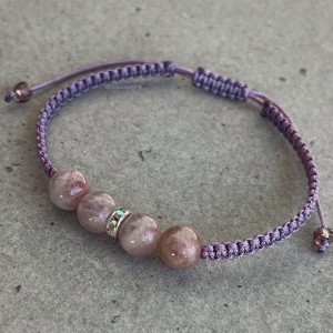 Brățară minerală Morganite -  - Artynos.ro