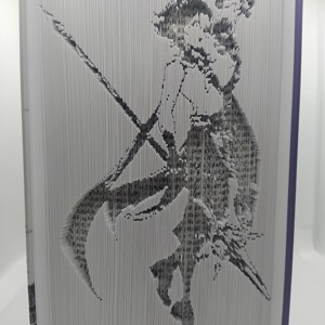 Sculptura de carte animata unica, Casa & Stil de viata, Accesorii pentru decorat casa, Decoratiuni de masa si decoratiuni pentru rafturi , Sculptura de carte, carte pliata, , ARTYNOS