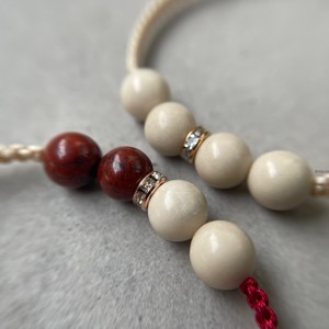 Brățară minerală macramé din marmură - bijuterii - brățări - brățări împletite - Artynos.ro