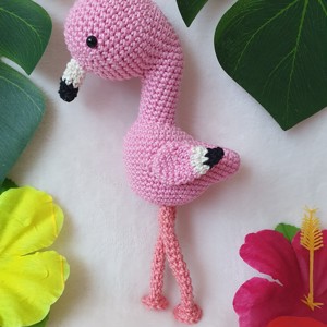 Crosetat flamingo, Jucarii si echipamente pentru copii, Plusuri, Pasari de plus, , ARTYNOS