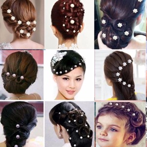 Bijuterii, ornamente de păr, catarame de păr: nuntă, mireasă, ornament de păr casual ES-H-SP01 10pcs/pack -  - Artynos.ro