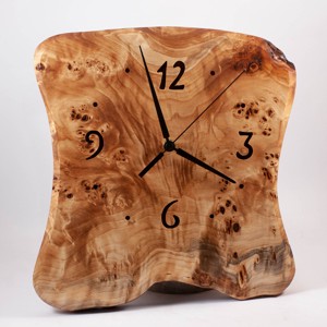 Ceas de perete din lemn, ceas din lemn rustic,, , , ARTYNOS