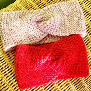 Bentita tricotata din lana - îmbrăcăminte și modă - accesorii păr - bandă de păr și agrafe păr - Artynos.ro
