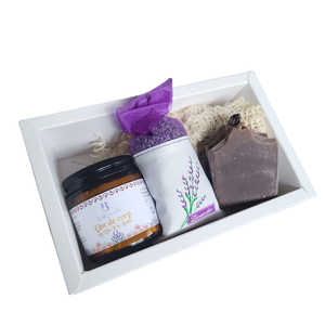 Set cadou îngrijire naturală � unt de corp, săpun și lavandă - casă & stil de viață - seturi de cadou - Artynos.ro