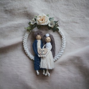 Suvenir de nuntă, ornament de perete cuplu -  - Artynos.ro