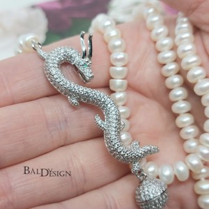 Colier de perle închis de dragon -  - Artynos.ro