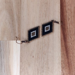 Cercei cu diamante mici - bijuterii - cercei - cercei drop - Artynos.ro