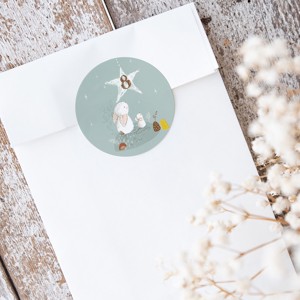 Sticker cadou Advent, calendar, plic autocolant, calendar Advent, Craciun autocolant 24 buc - Artynos.ro