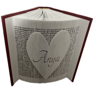 Ziua mamei cadou carte sculptura, Casa & Stil de viata, Accesorii pentru decorat casa, Decoratiuni de masa si decoratiuni pentru rafturi , Sculptura de carte, carte pliata, , ARTYNOS