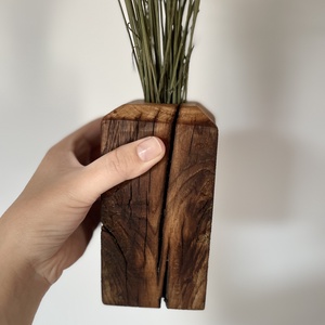Vaza unicată din stejar - accessorii și unelte - accesorii decorative - figurine - Artynos.ro