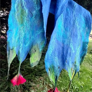 Esarfa de matase naturala impaslita  - Artynos.ro