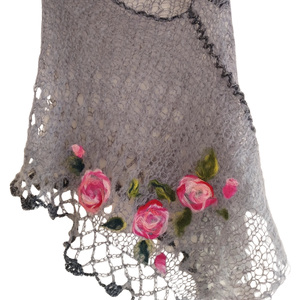 Poncho cu flori  - Artynos.ro