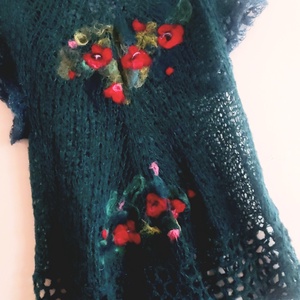 Tunica tricotata și impaslita  - îmbrăcăminte și modă - haine damă - tunică - Artynos.ro