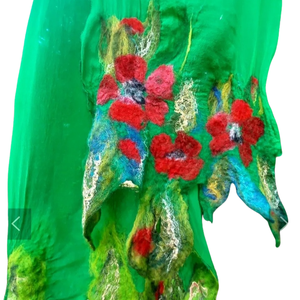 Eșarfă (mătase-lana) - îmbrăcăminte și modă - eșarfe, pălării, fularuri - eșarfe - Artynos.ro