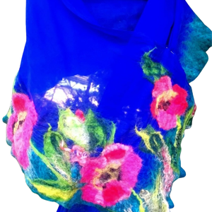 Eșarfă (mătase-lana) - îmbrăcăminte și modă - eșarfe, pălării, fularuri - eșarfe - Artynos.ro